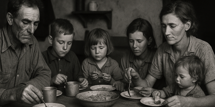 Great Depression meal time